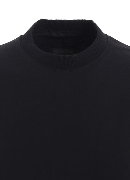 FRENCH TERRY FLOWER EMBROIDERY PULLOVER