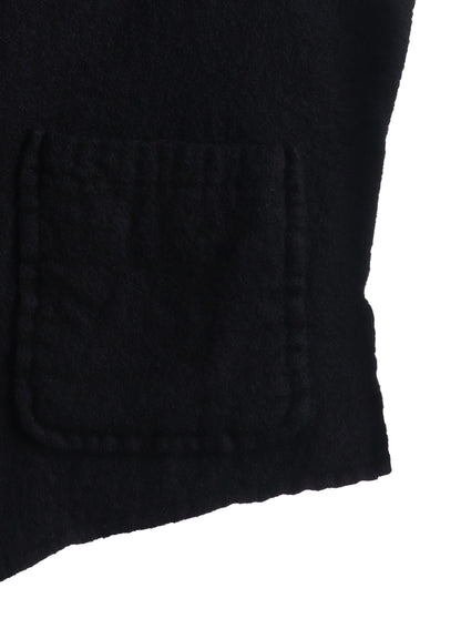 WOOL GAUZE ZIP UP VEST