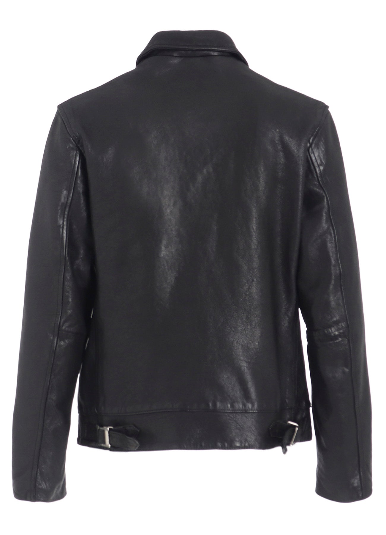 WASHED SHEEP LEATHER CLASSIC SINGLE-BREASTED JACKET – THE SHOP