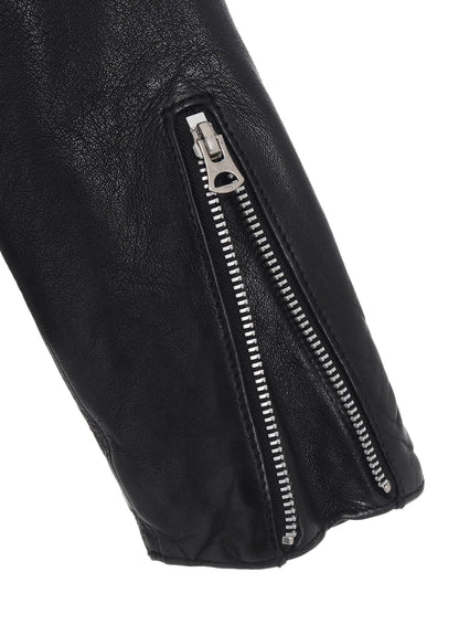WASHED SHEEP LEATHER CLASSIC SINGLE-BREASTED JACKET