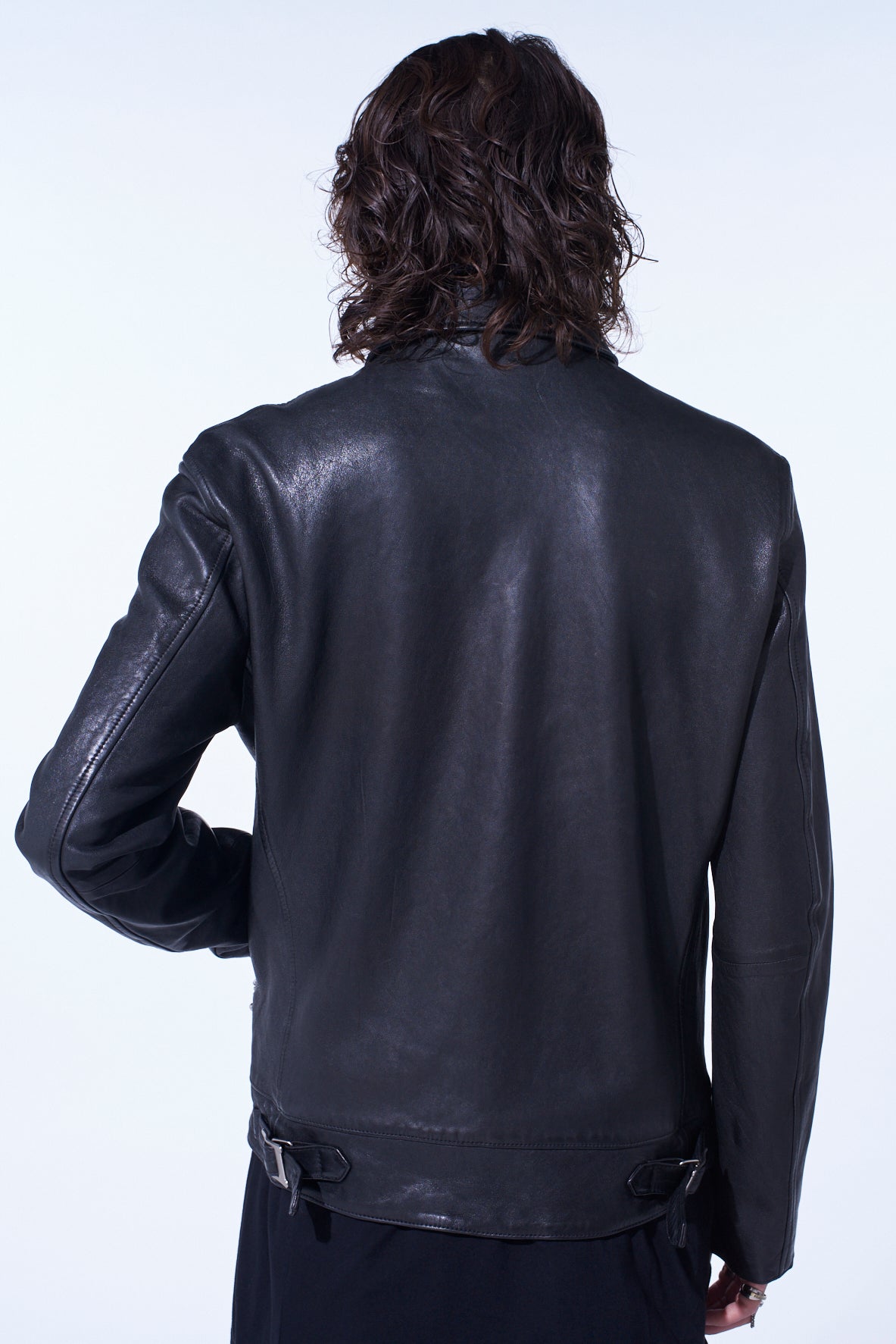 WASHED SHEEP LEATHER CLASSIC SINGLE-BREASTED JACKET – THE SHOP