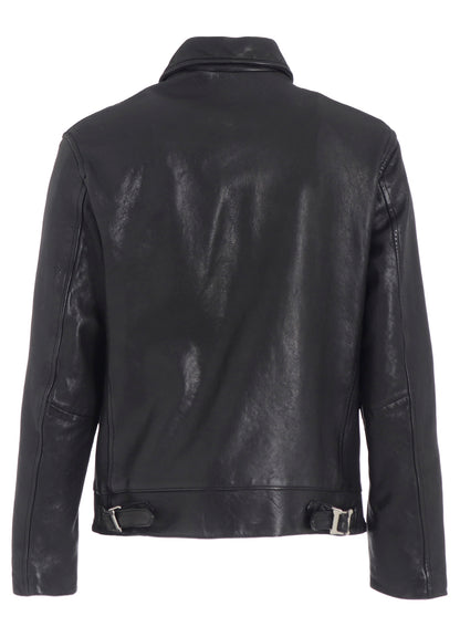 WASHED SHEEP LEATHER CLASSIC SINGLE-BREASTED JACKET