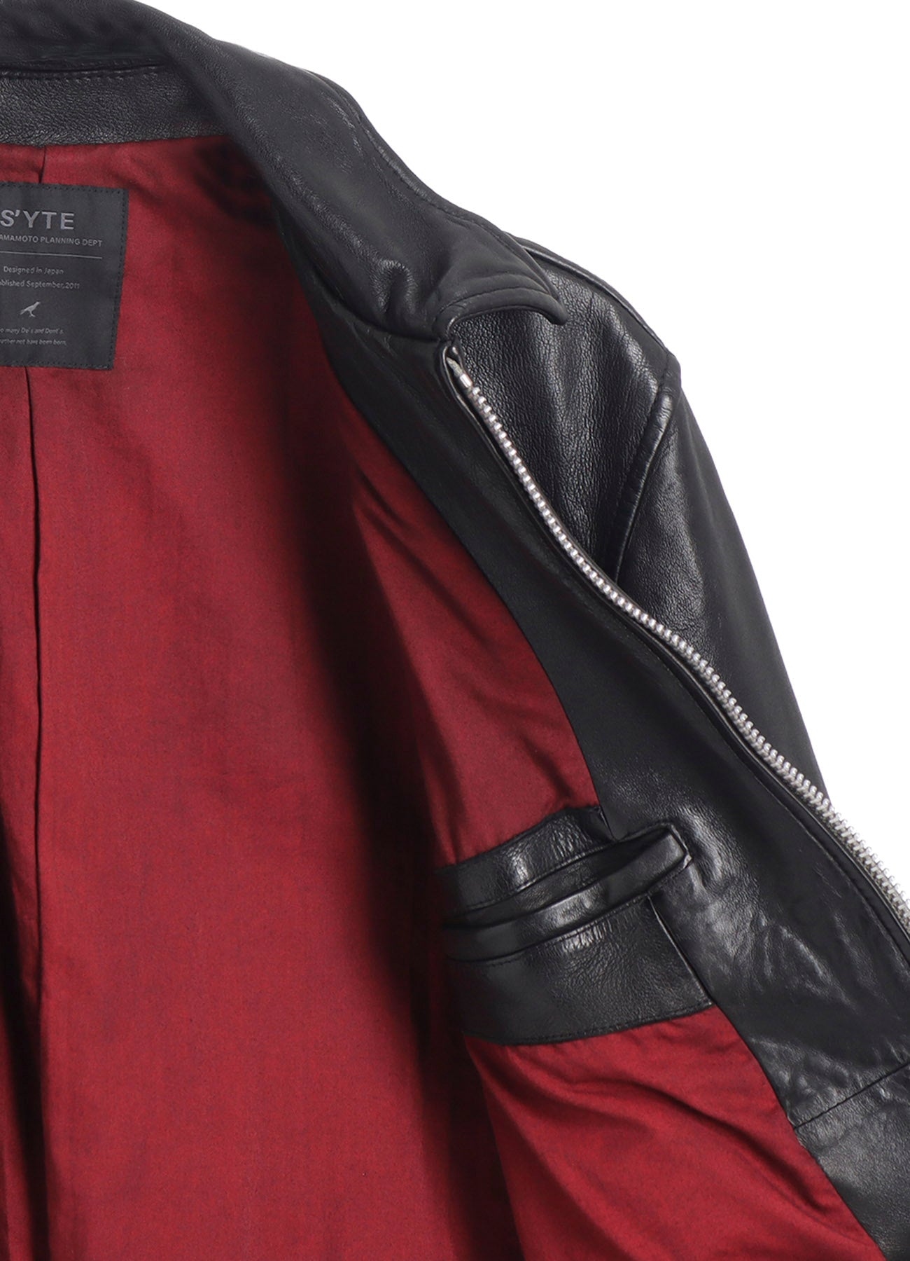 WASHED SHEEP LEATHER CLASSIC SINGLE-BREASTED JACKET