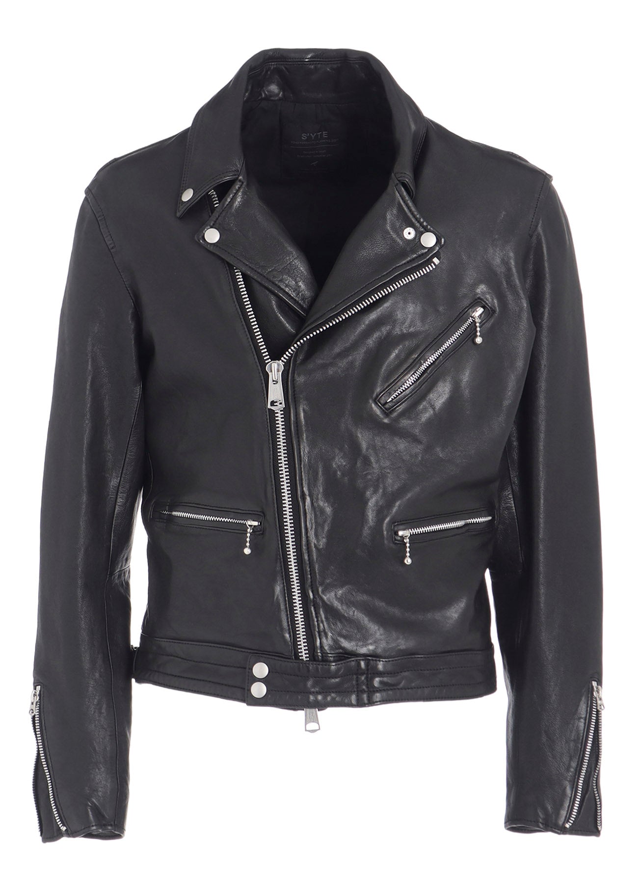 WASHED SHEEP LEATHER CLASSIC DOUBLE RIDERS JACKET – THE SHOP YOHJI