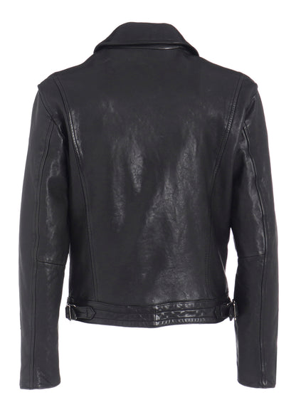 WASHED SHEEP LEATHER CLASSIC DOUBLE RIDERS JACKET