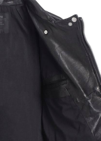WASHED SHEEP LEATHER CLASSIC DOUBLE RIDERS JACKET