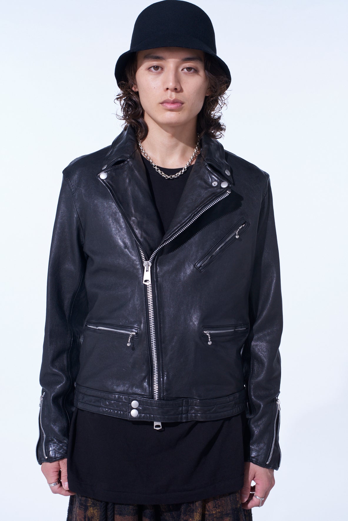 トップス yashiki Seion Double Jacket BLACK YASHIKI / Seion Double Jacket (BLACK) | セイオンダブル