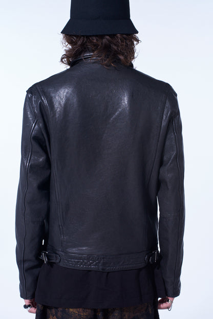 WASHED SHEEP LEATHER CLASSIC DOUBLE RIDERS JACKET