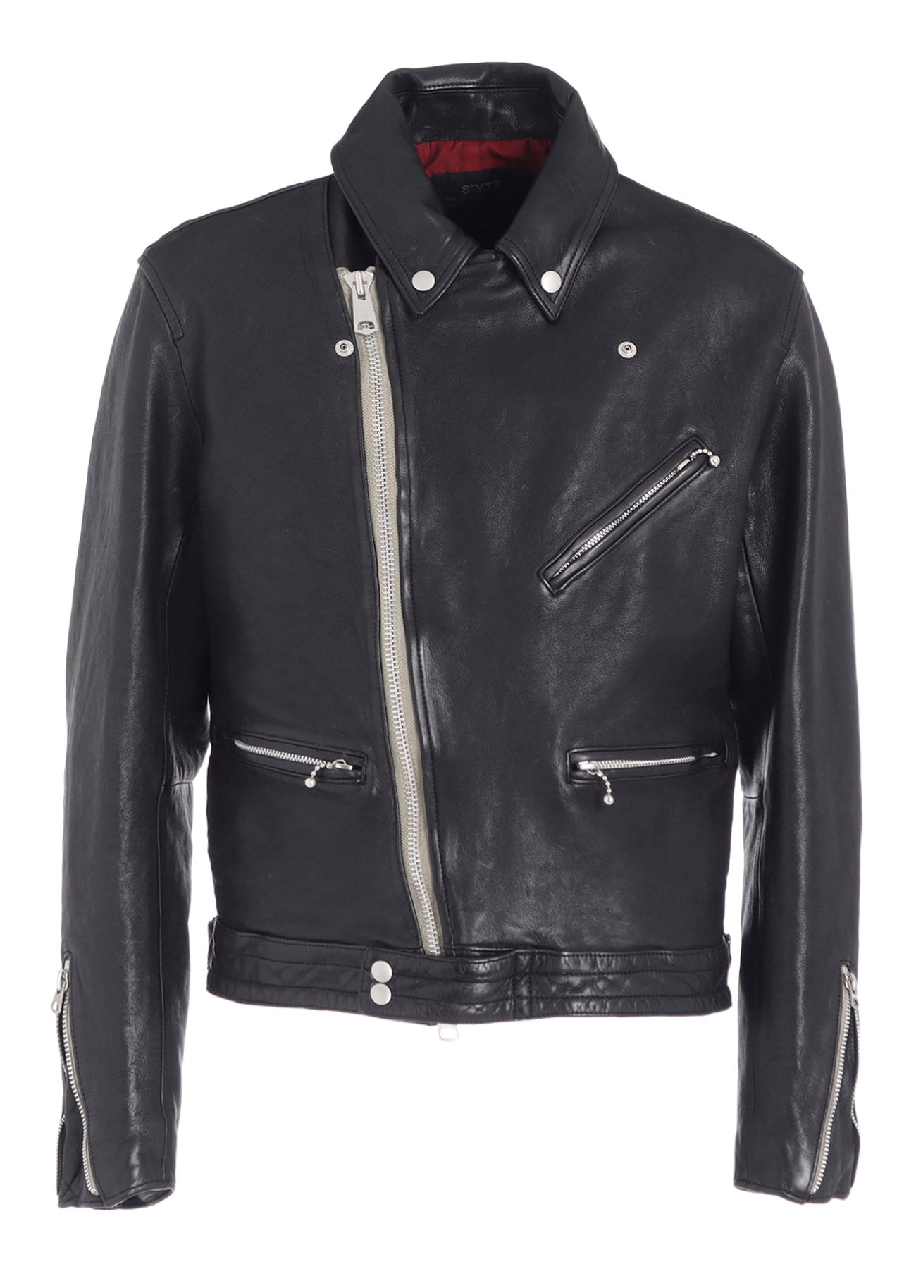 WASHED SHEEP LEATHER CLASSIC DOUBLE RIDERS JACKET – THE SHOP