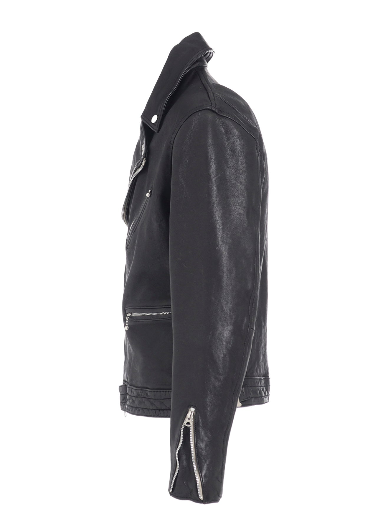 ジャケット・アウター S'YTE Sheep Skin Double Riders Jacket 2 ad-02l double riders jacket (sheep) dark navy | addict