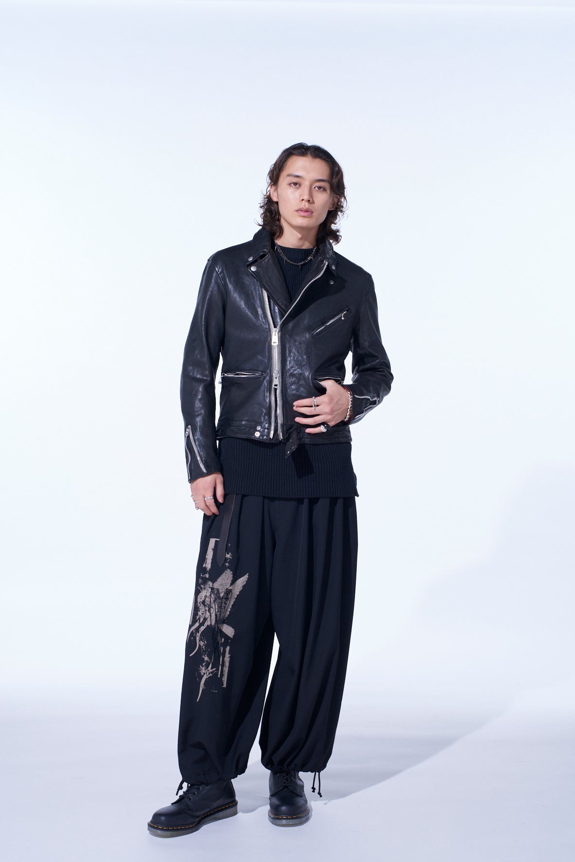 WASHED SHEEP LEATHER CLASSIC DOUBLE RIDERS JACKET – THE SHOP YOHJI