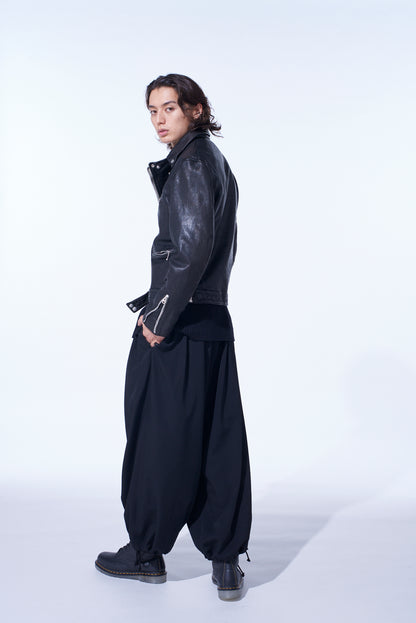 WASHED SHEEP LEATHER CLASSIC DOUBLE RIDERS JACKET