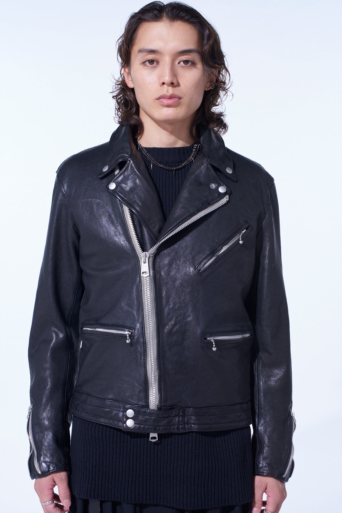 ジャケット・アウター Y2K double riders leather jacket Made to Order Leather Double Rider Jacket DEPOSIT