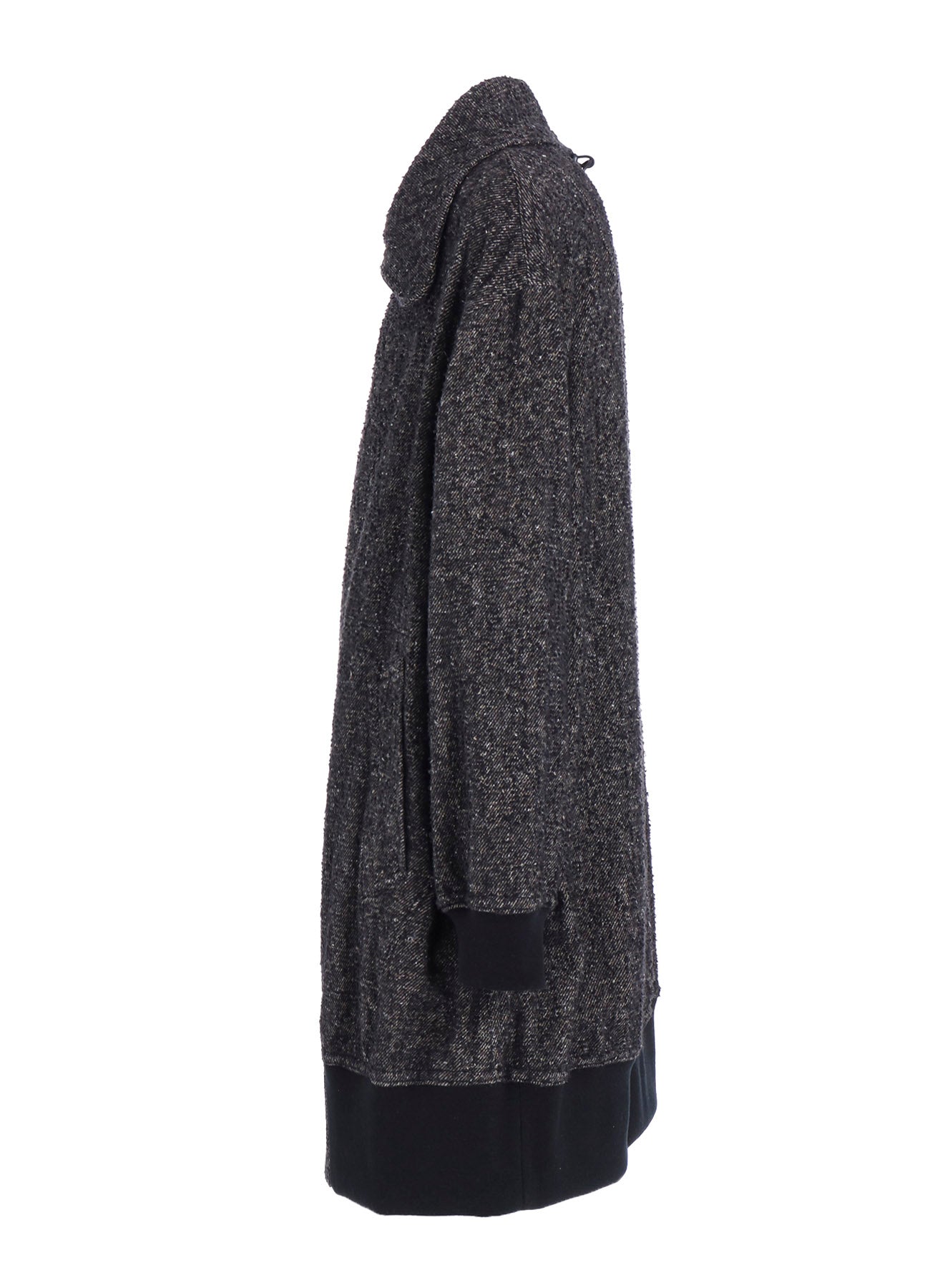 BRUSHED TWILL NEEDLE PUNCH RIVERSIBLE LONG TRUCK TOP