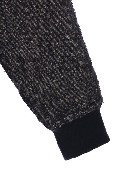 BRUSHED TWILL NEEDLE PUNCH RIVERSIBLE LONG TRUCK TOP