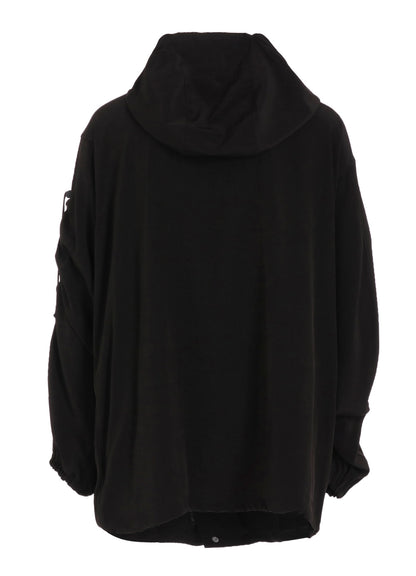CREPE de CHINE SHIRRING MOUNTAIN PARKA