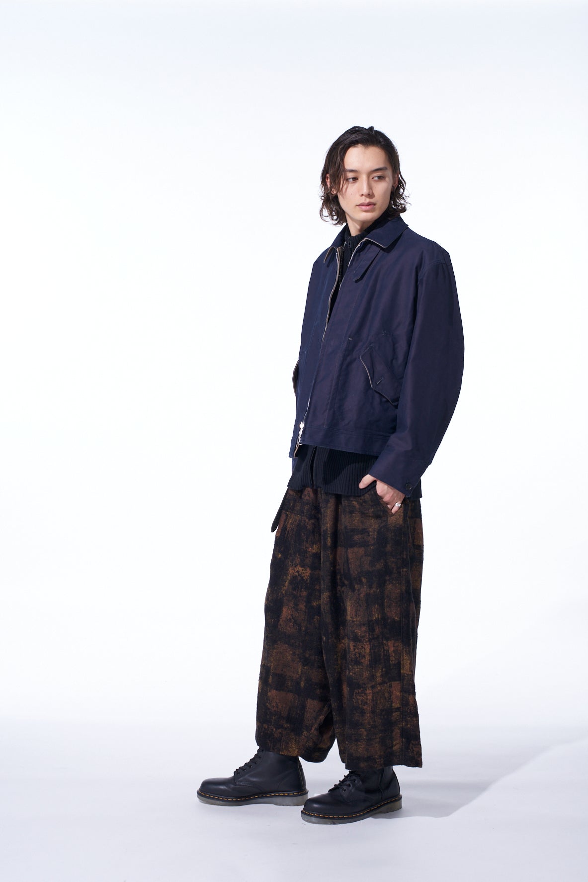 MOLESKIN REVERSIBLE SWING TOP JACKET – THE SHOP YOHJI YAMAMOTO