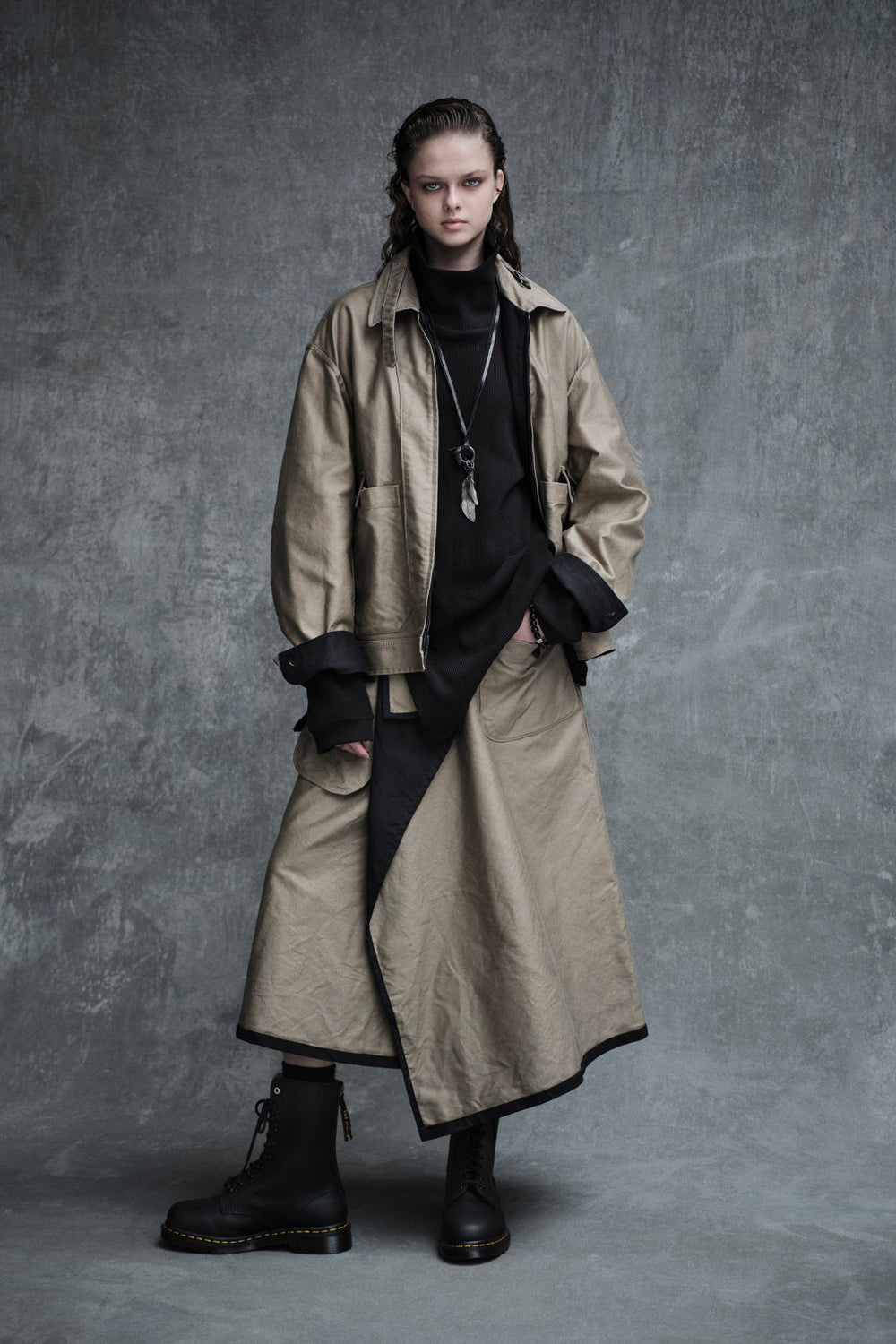 MOLESKIN REVERSIBLE SWING TOP JACKET