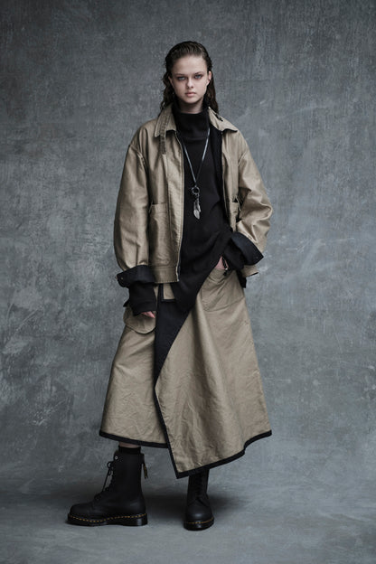 MOLESKIN REVERSIBLE SWING TOP JACKET