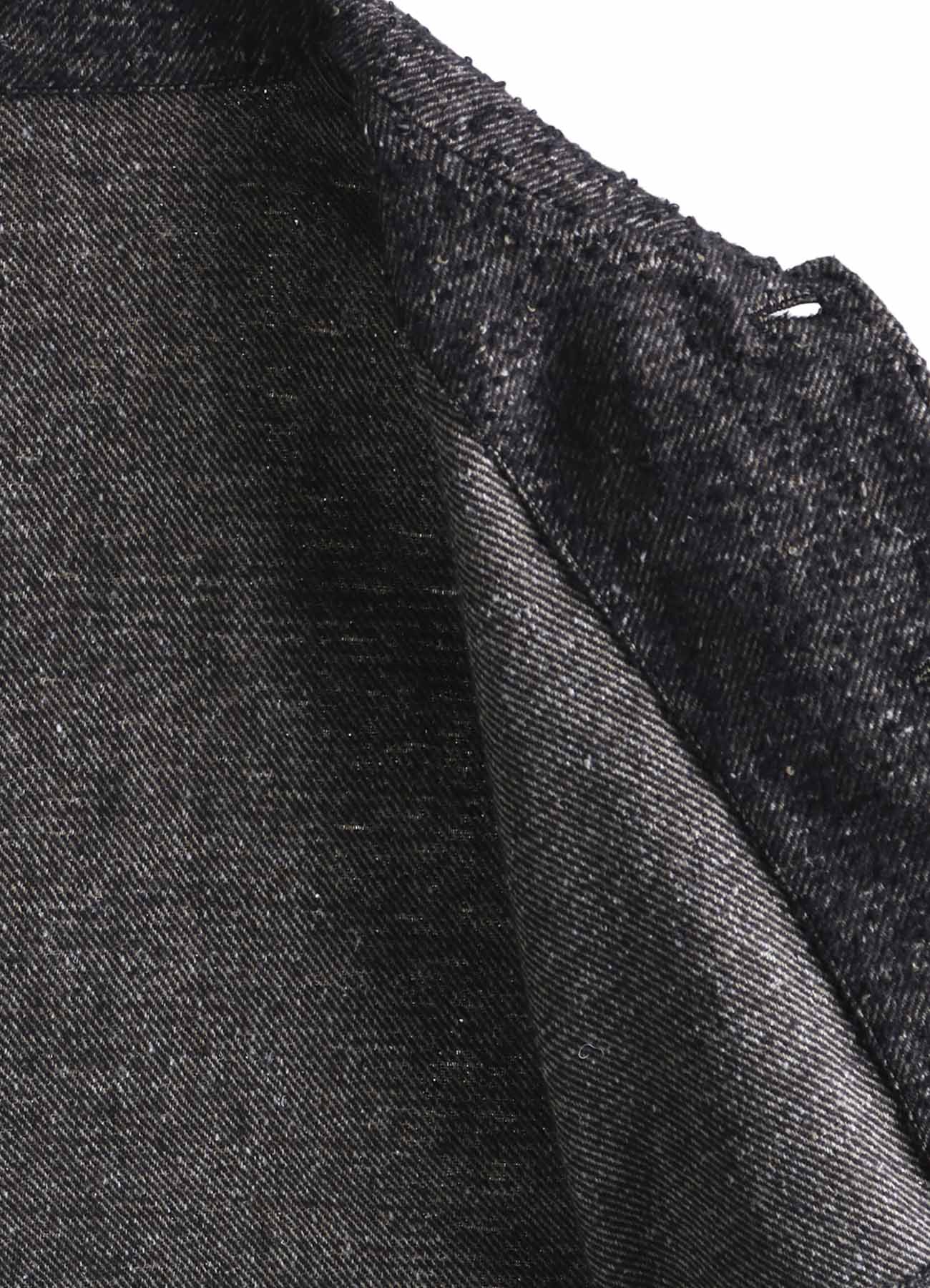 BRUSHED TWILL NEEDLE PUNCH EPAULETTE OVERSIZED BLOUSON