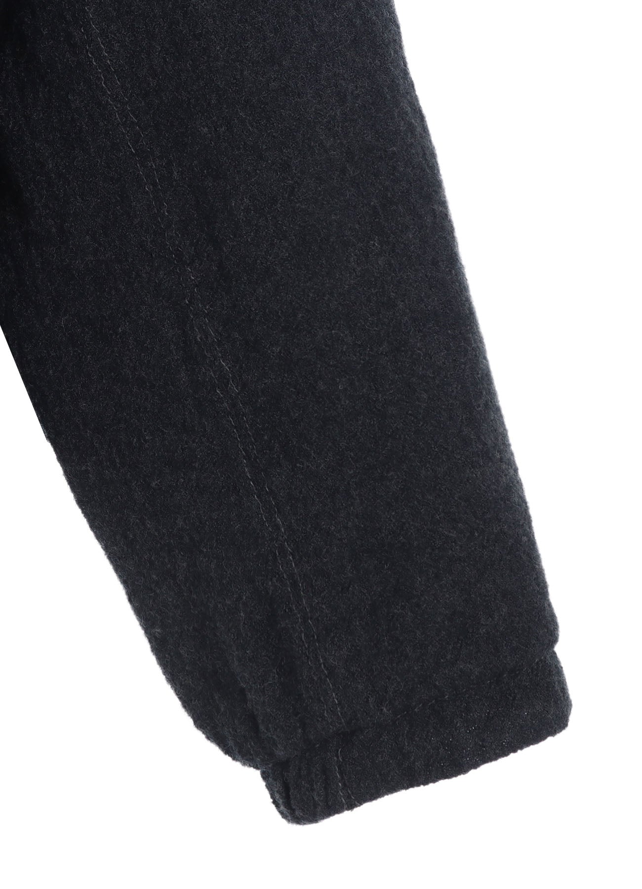 WOOL GAUZE ZIP-FRONT JACKET