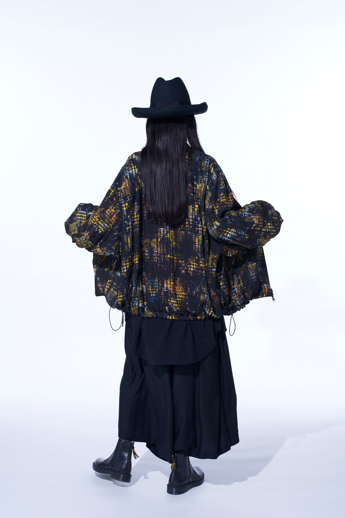 YELLOW INKGLEN REVERSIBLE BLOUSON