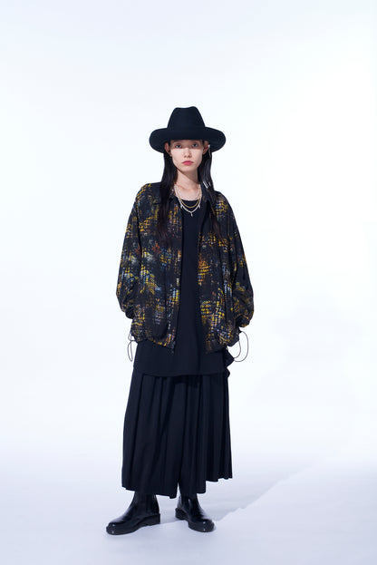 YELLOW INKGLEN REVERSIBLE BLOUSON