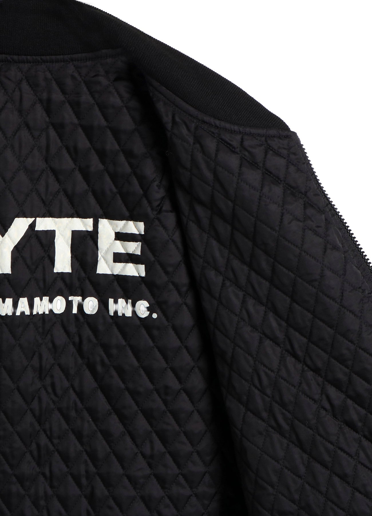 NYLON TWILL REVERSIBLE BOMBER JACKET