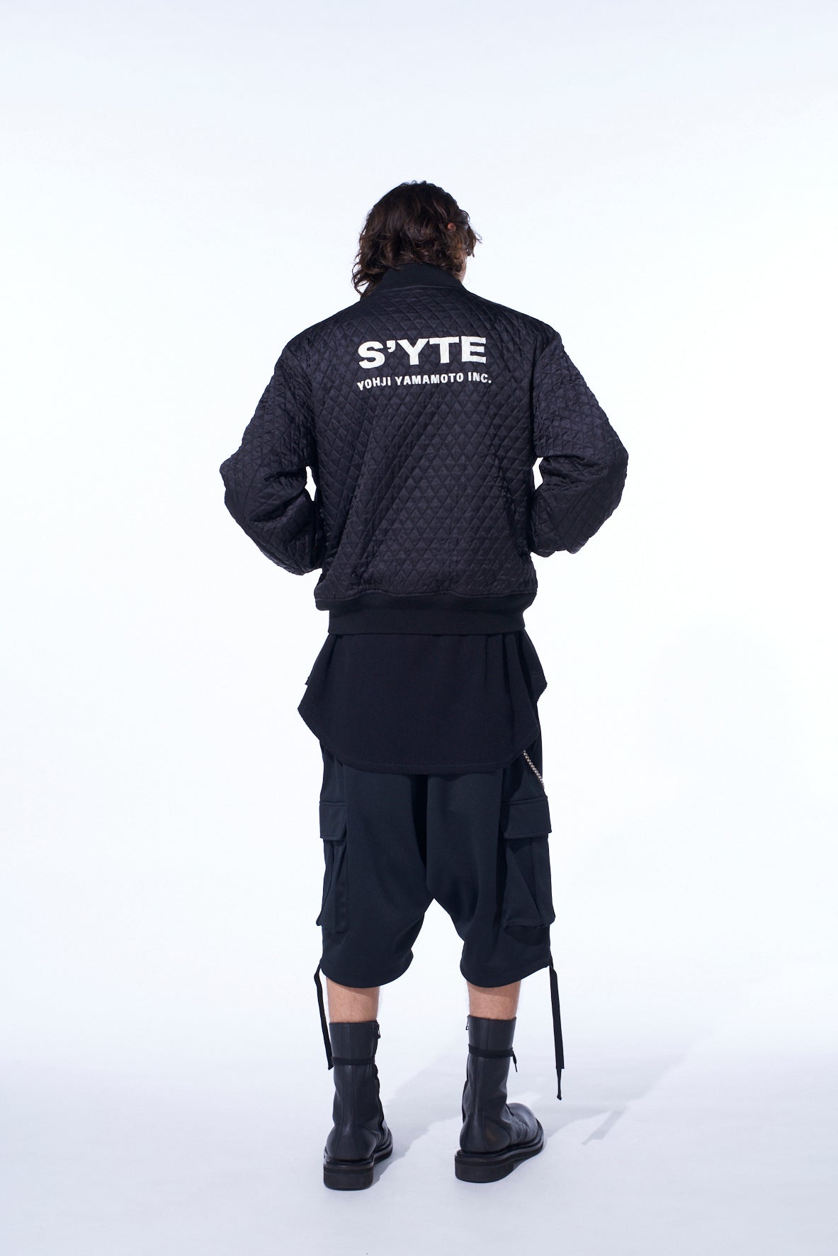 NYLON TWILL REVERSIBLE BOMBER JACKET – THE SHOP YOHJI YAMAMOTO