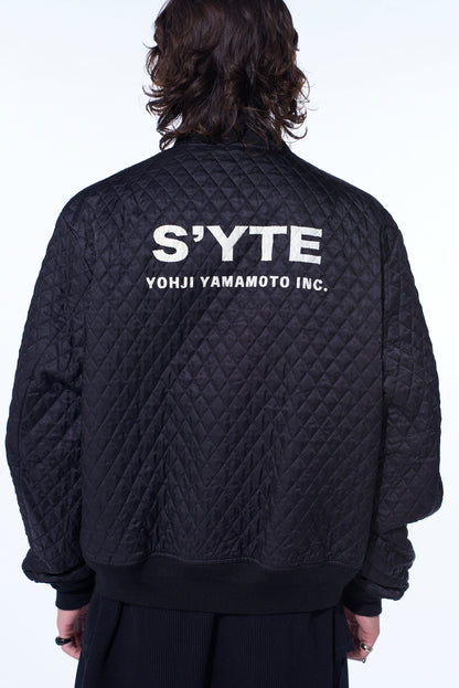 NYLON TWILL REVERSIBLE BOMBER JACKET