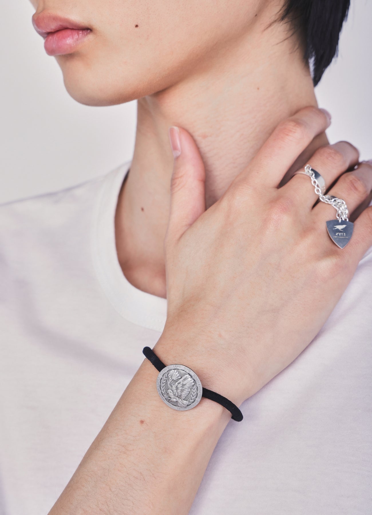 DOVE CONCHO HAIR TIE – THE SHOP YOHJI YAMAMOTO