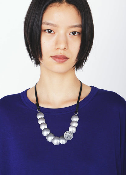 BRASS CONCHO NECKLACE