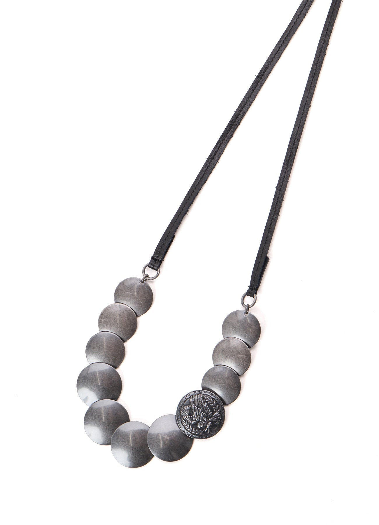 BRASS CONCHO NECKLACE