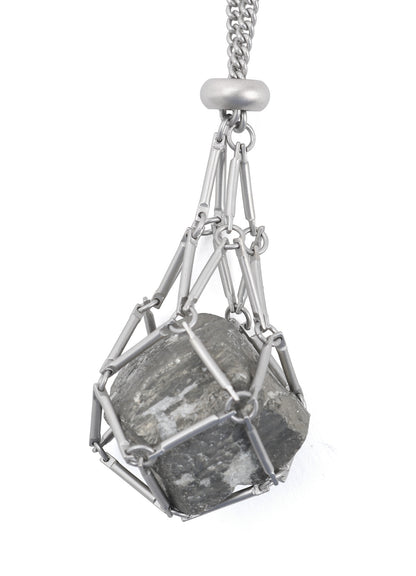 CAPTURED PYRITE NECKLACE