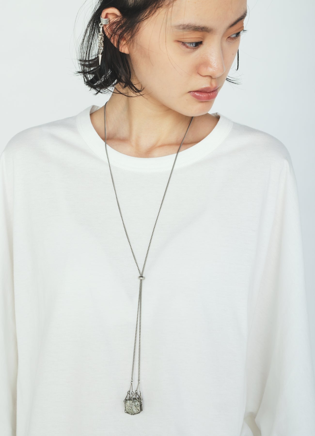 CAPTURED PYRITE NECKLACE