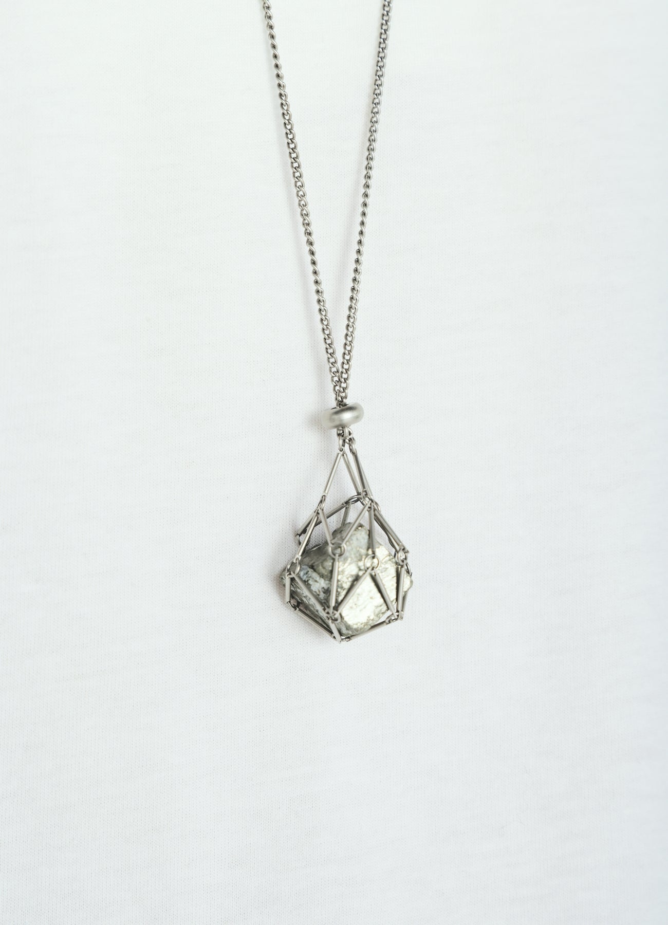 CAPTURED PYRITE NECKLACE