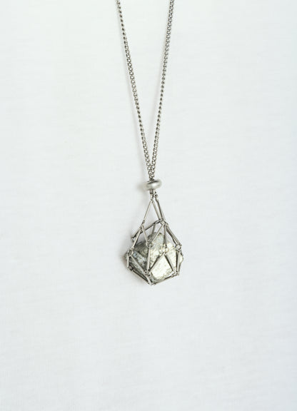 CAPTURED PYRITE NECKLACE
