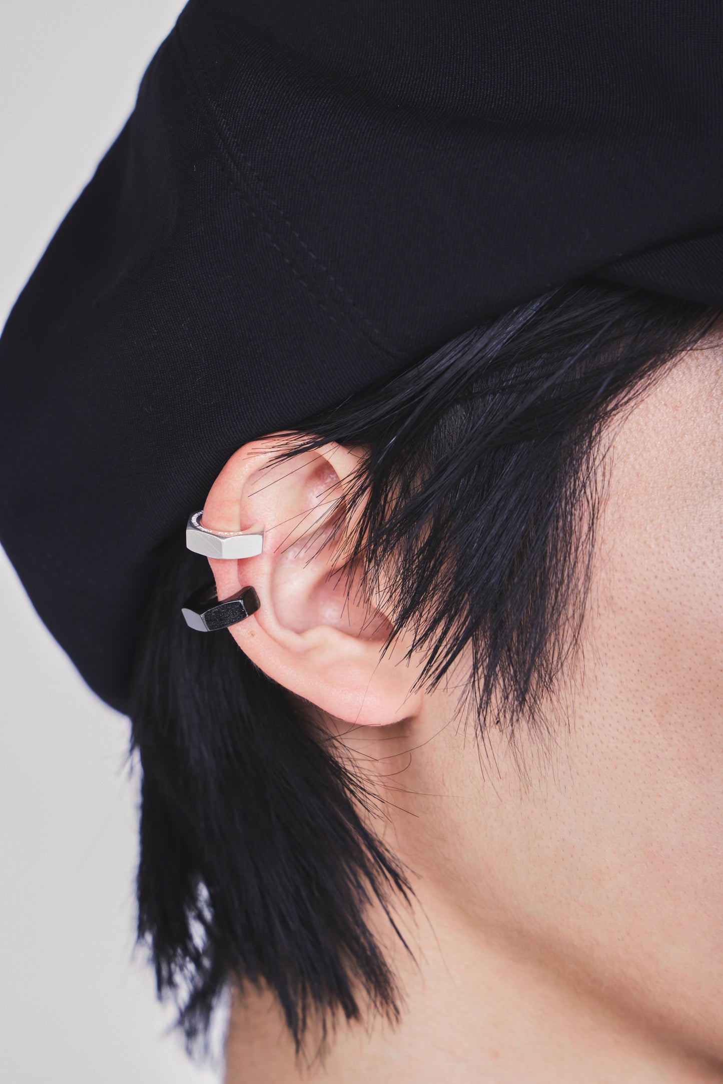 BRASS NUT EAR CUFF