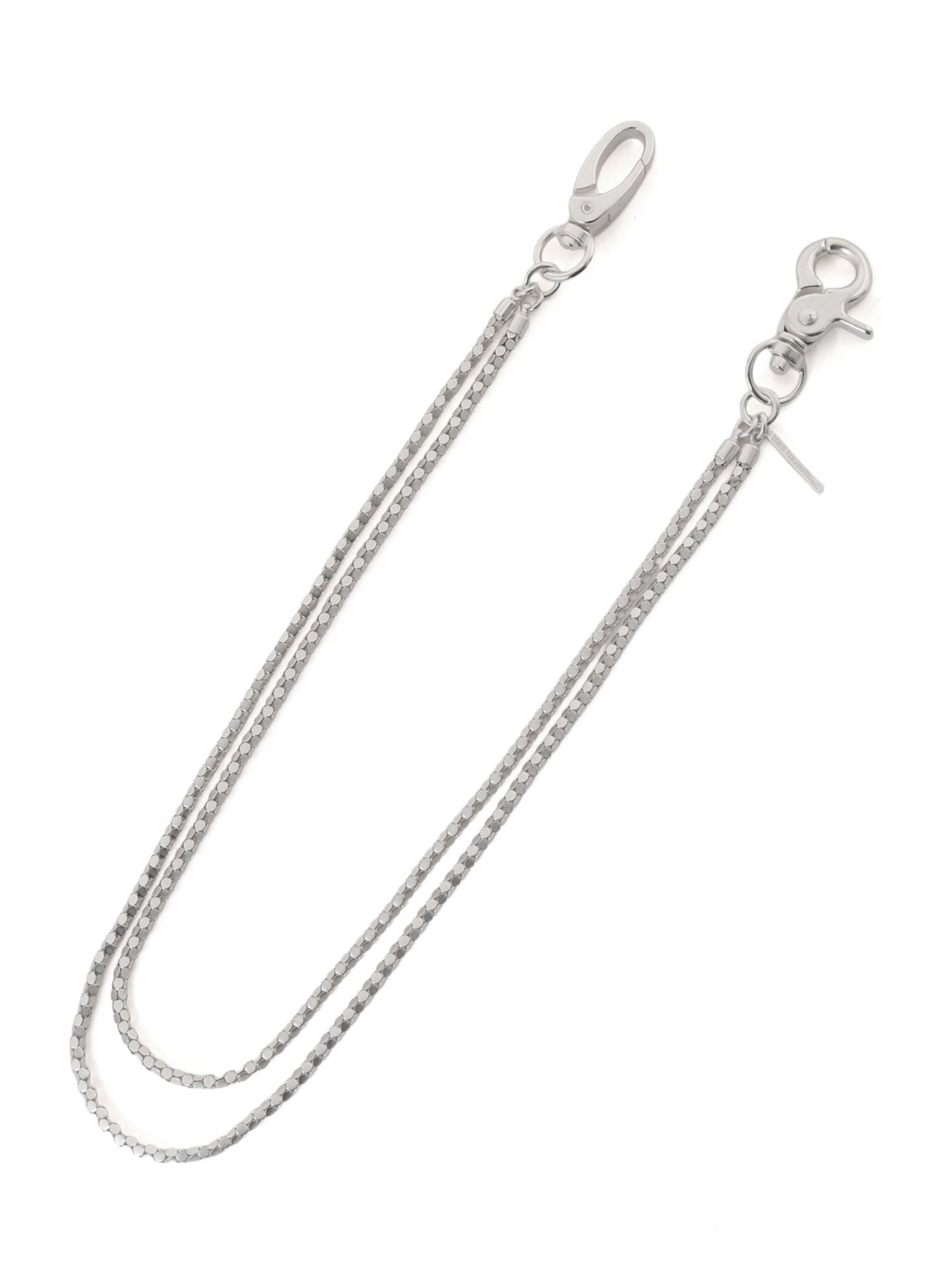 WOVEN KAGOME PATTERN WALLET CHAIN – THE SHOP YOHJI YAMAMOTO WOVEN KAGOME PATTERN WALLET CHAIN – THE SHOP YOHJI YAMAMOTO