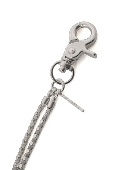 WOVEN KAGOME PATTERN WALLET CHAIN