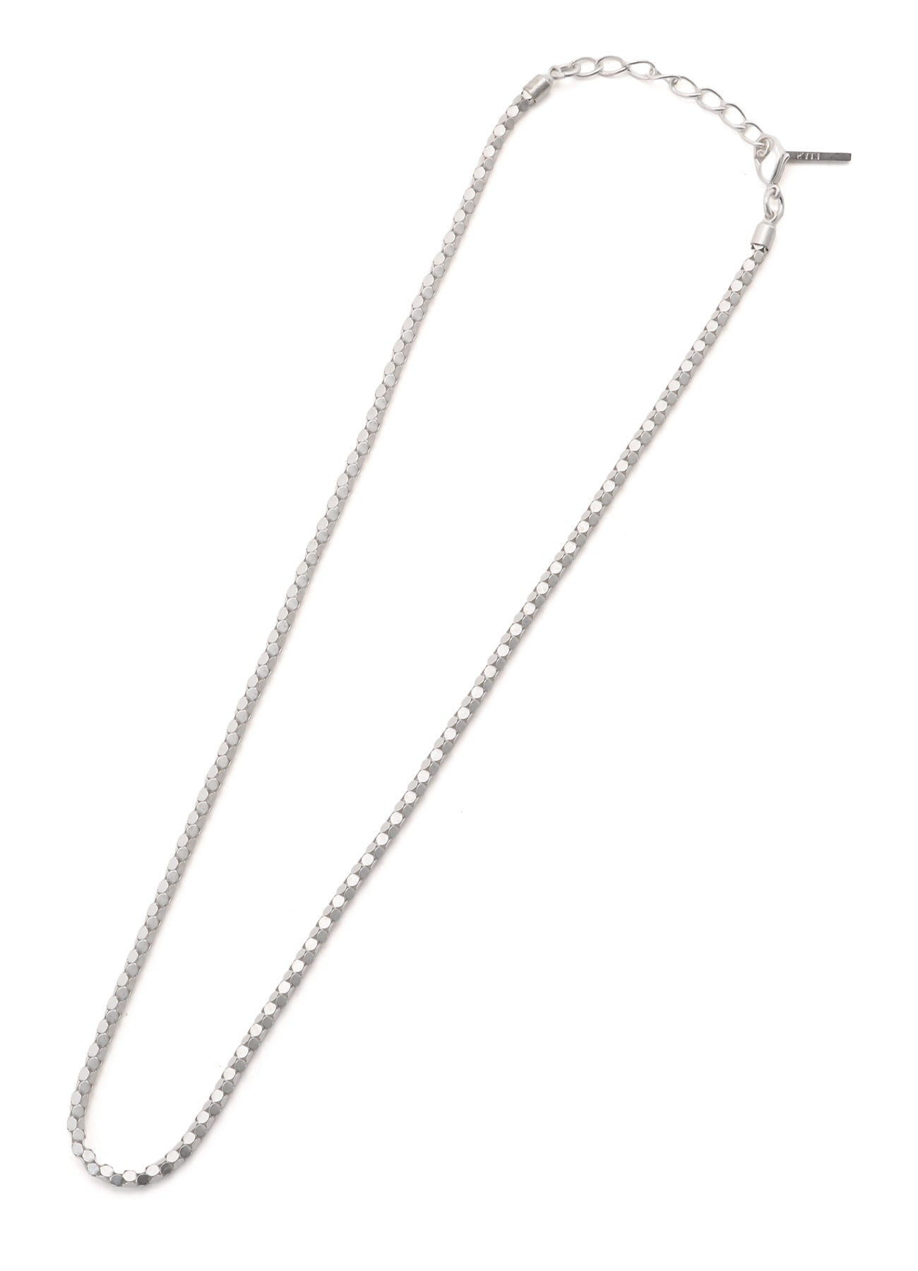WOVEN KAGOME PATTERN CHAIN NECKLACE