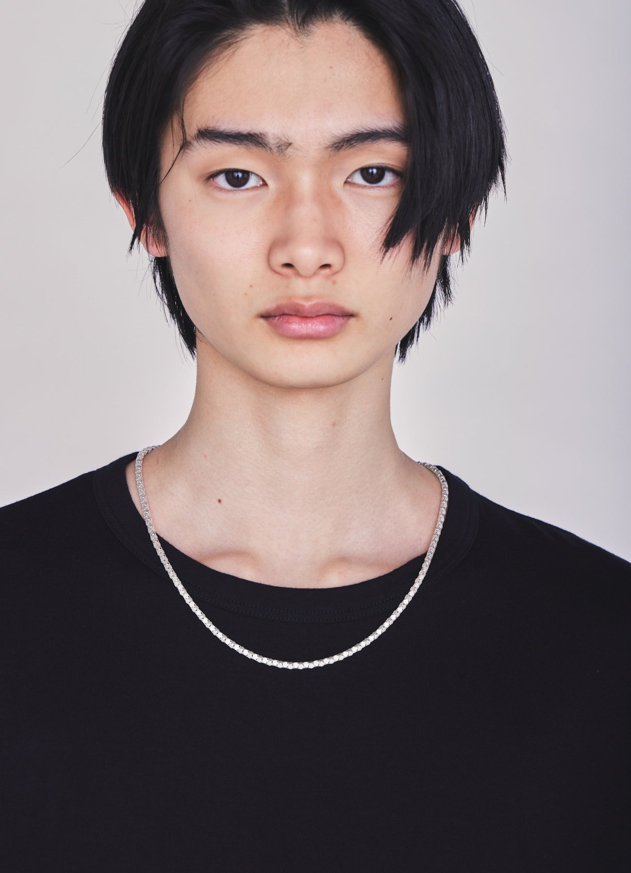 WOVEN KAGOME PATTERN CHAIN NECKLACE – THE SHOP YOHJI YAMAMOTO