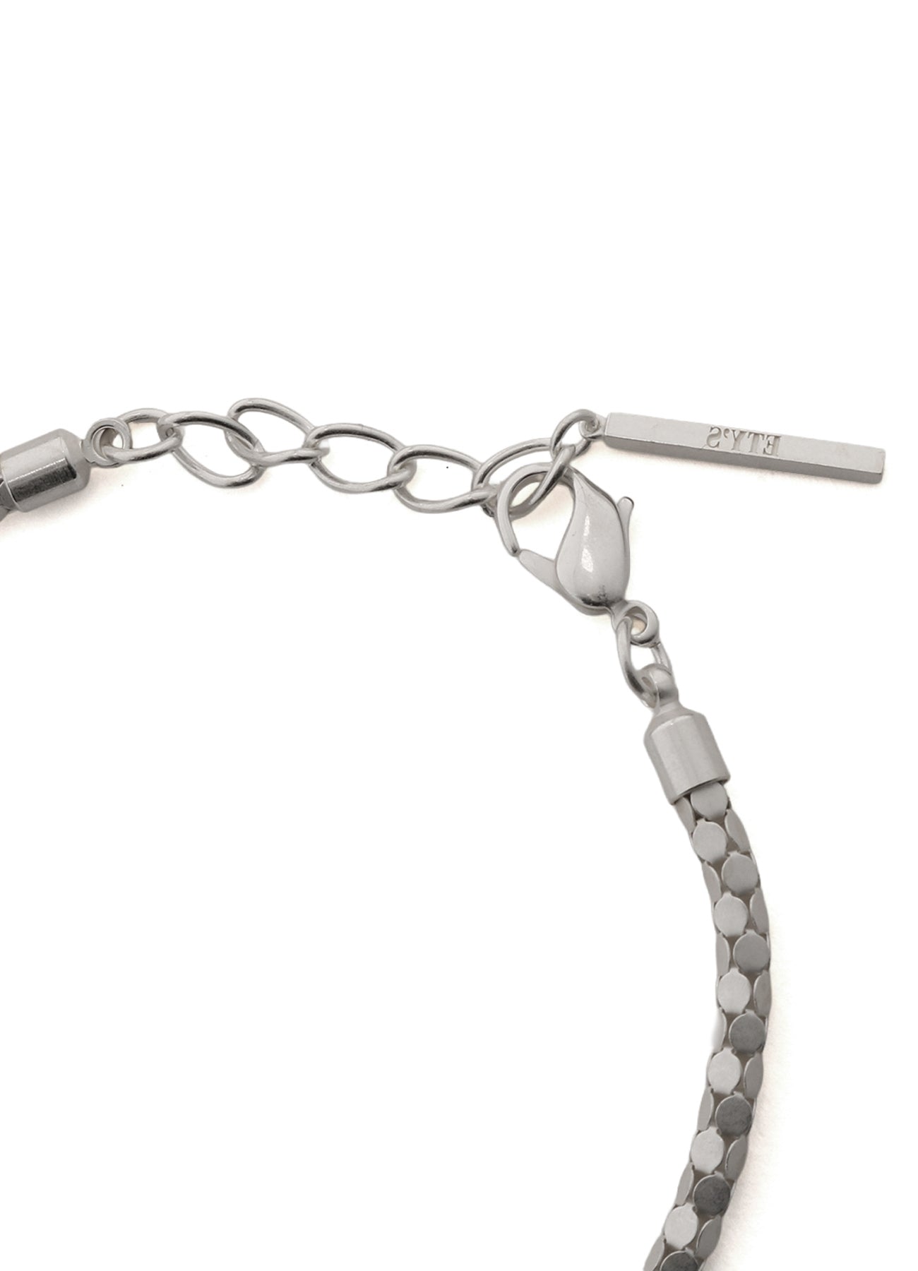 WOVEN KAGOME PATTERN CHAIN BRACELET