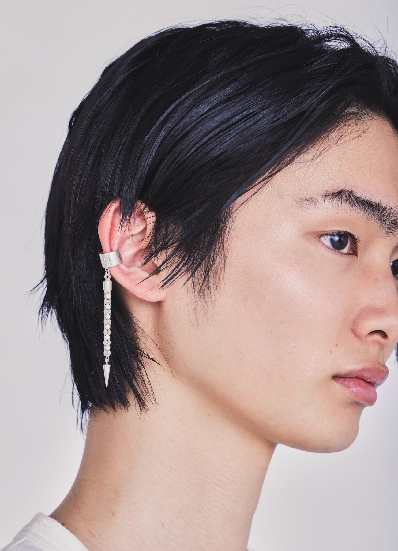 WOVEN KAGOME PATTERN CHAIN EAR CUFF – THE SHOP YOHJI YAMAMOTO