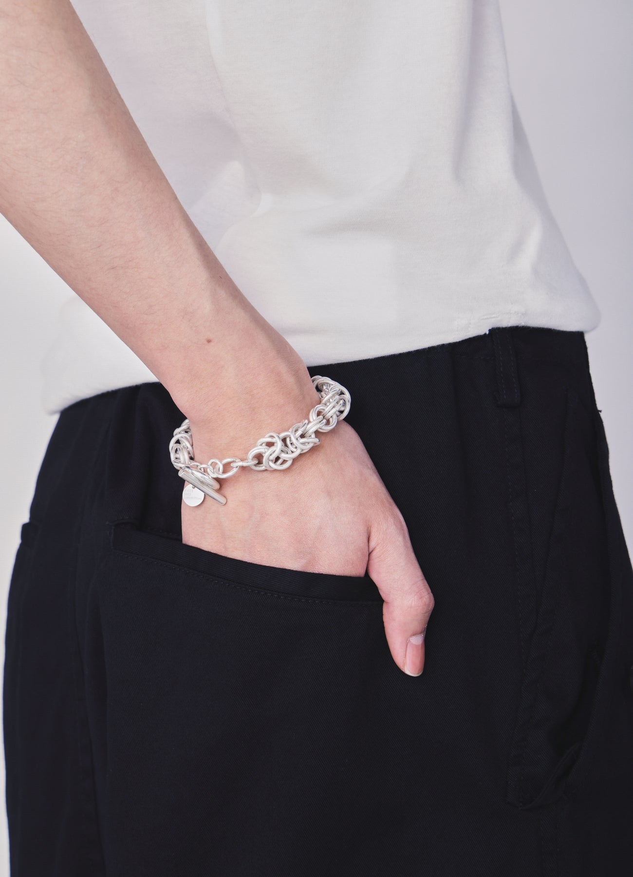 DENSE‑LINK CHAIN BRACELET
