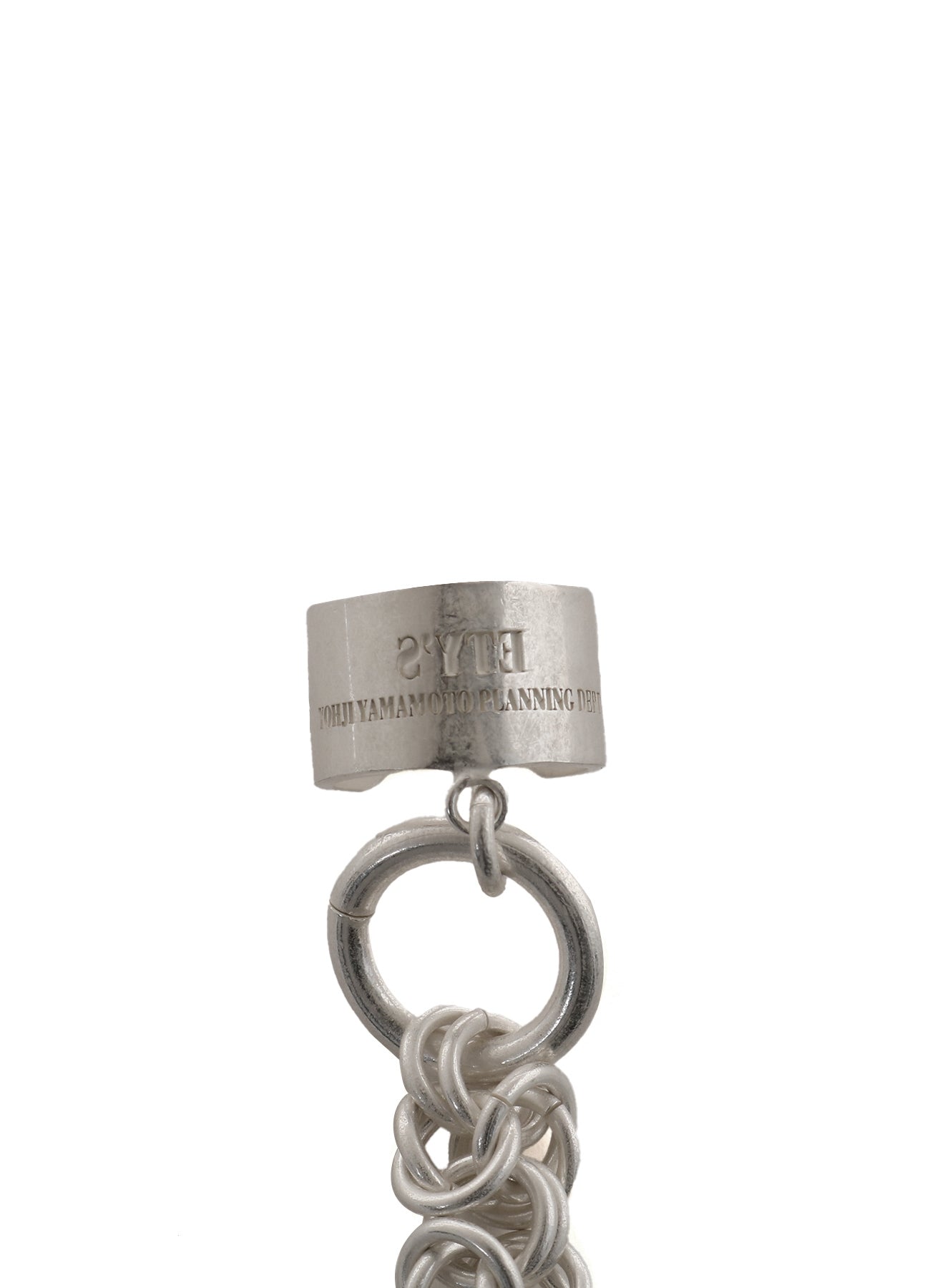DENSE‑LINK CHAIN EAR CUFF – THE SHOP YOHJI YAMAMOTO