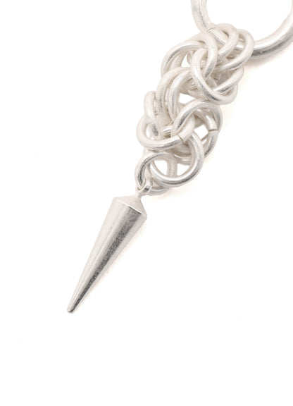DENSE‑LINK CHAIN EAR CUFF