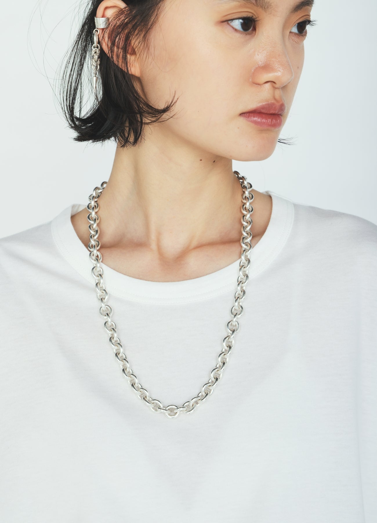 BRASS CABLE CHAIN NECKLACE