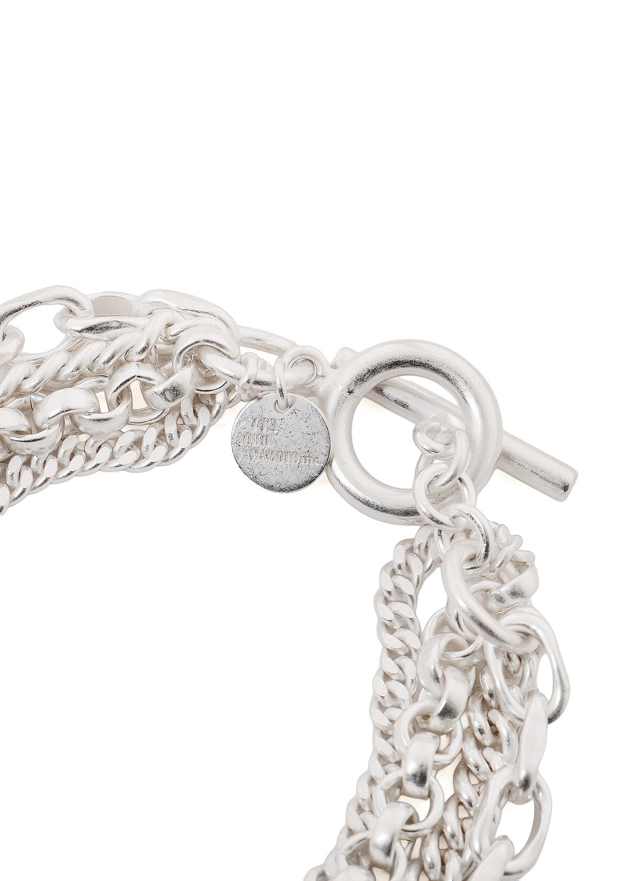 BRASS 4‑ROW CHAIN BRACELET