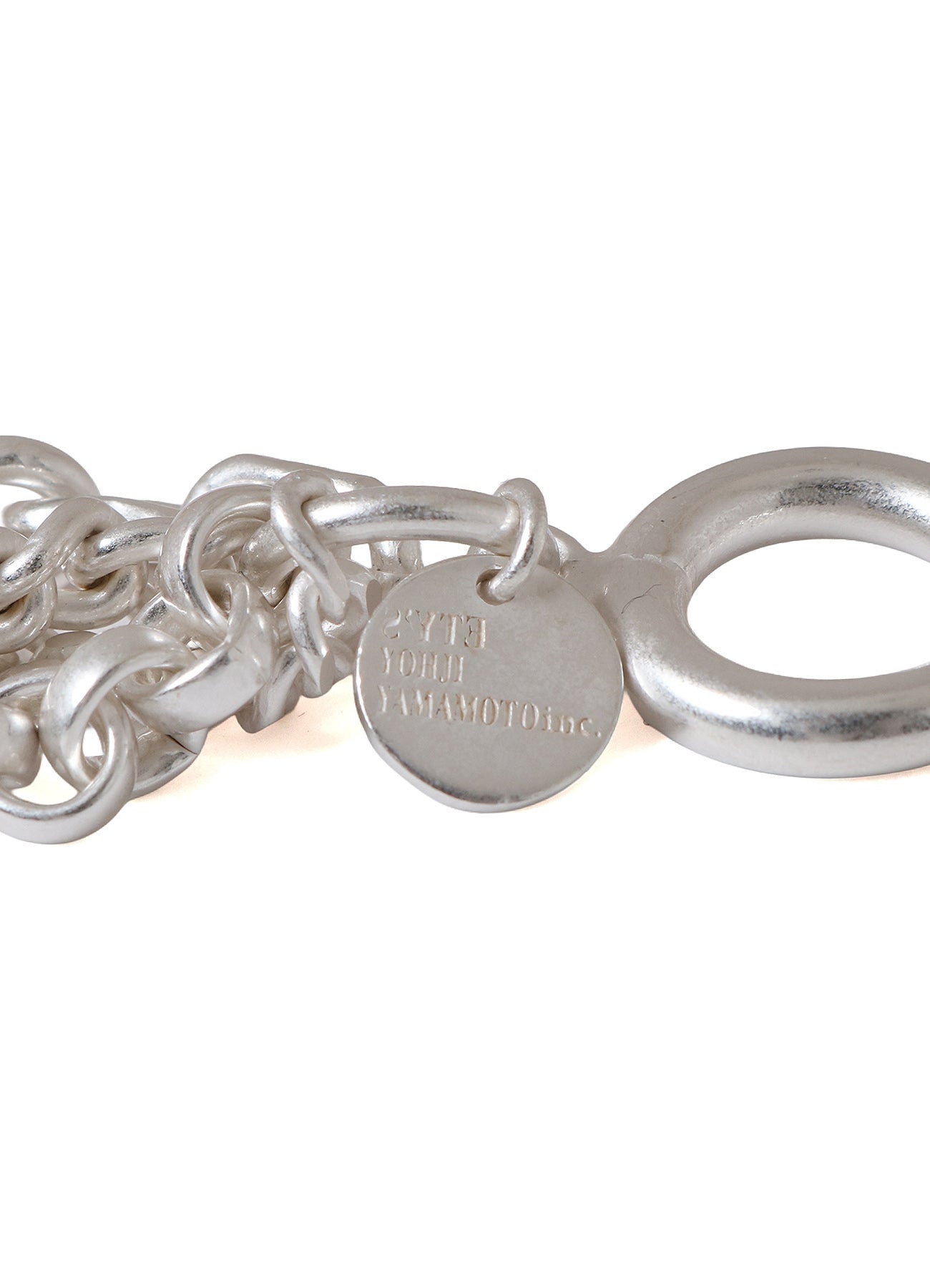 BRASS 4‑ROW CHAIN BRACELET